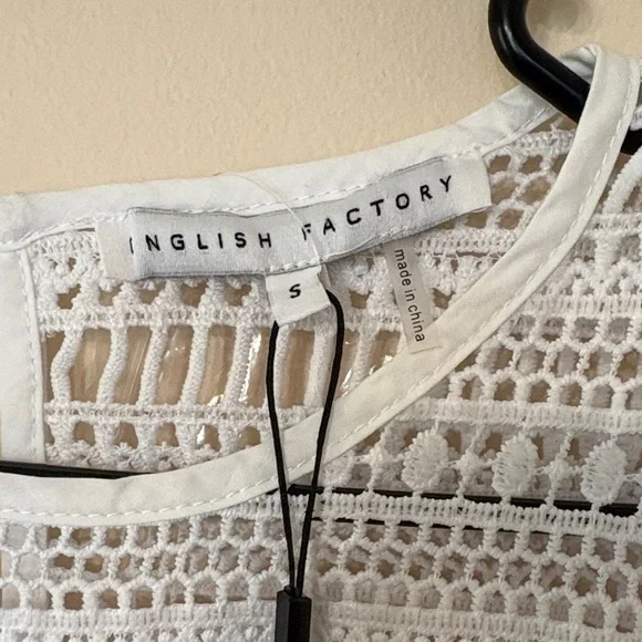 English Factory White Mini Dress - Picture 2 of 8